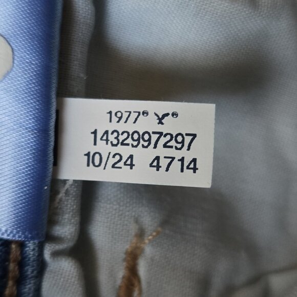 American Eagle Jeans Womens 00 Short Blue Kick Boot Cut Next Level Stretch Denim - Picture 16 of 16